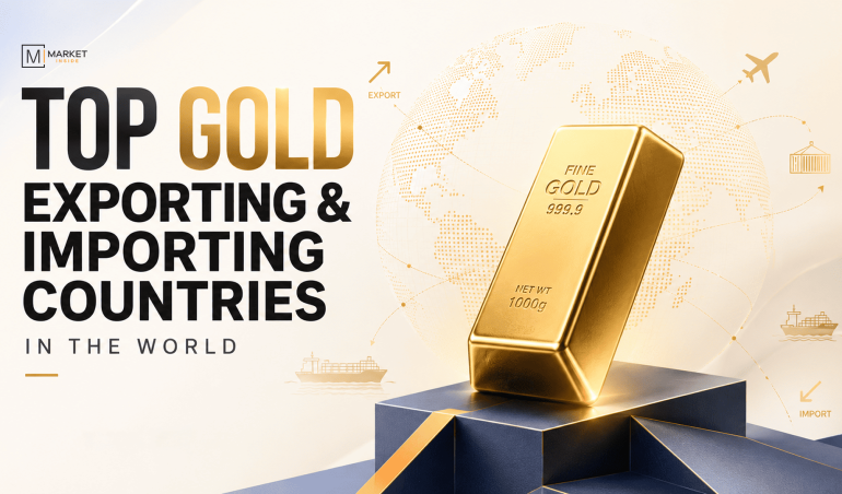 Top Gold Exporting and Importing Countries in the World