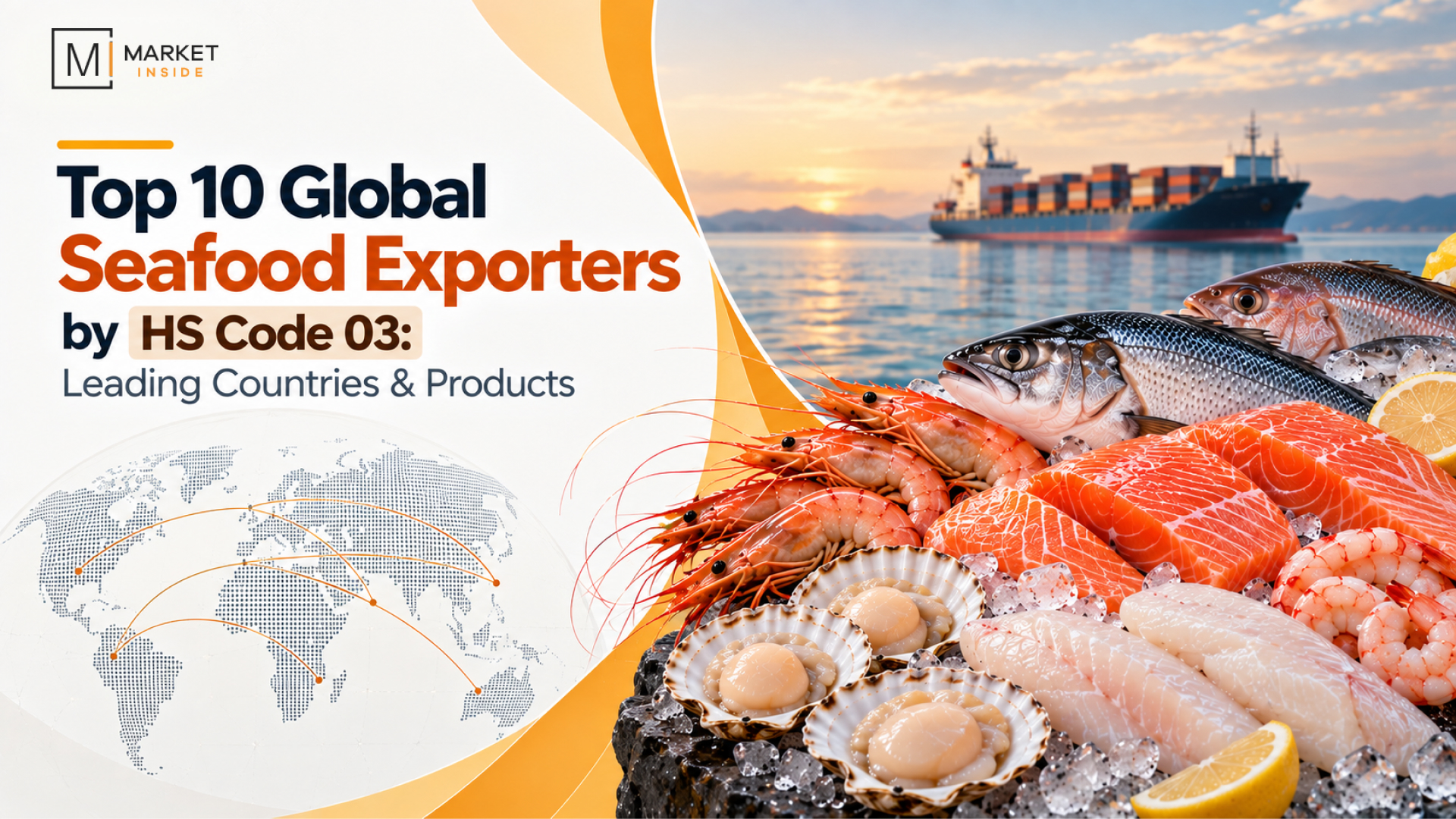 Top 10 Global Seafood Exporters by HS Code 03: Leading Countries & Products
